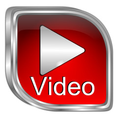 Play Video Button - 3D illustration