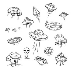 Ufo doodle © efks