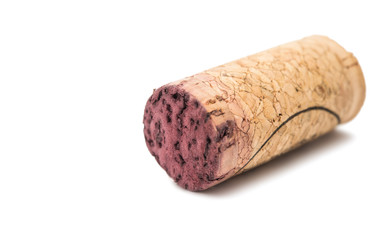 wine cork isolated