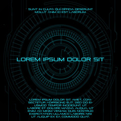 Digial eye background