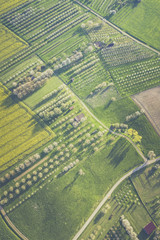 Fototapeta premium cherry blossom ballooning, fränkische schweiz, oberfranken, bayern