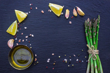 Organic fresh asparagus