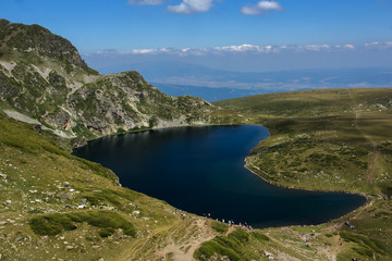 Fototapeta na wymiar The Kidney Lake, The Seven Rila Lakes, Rila Mountain, Bulgaria