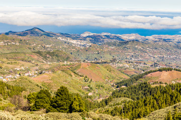 Fototapeta premium View From Pico de las Nieves - Gran Canaria, Spain