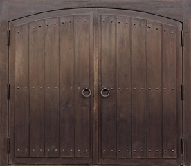 old wooden door