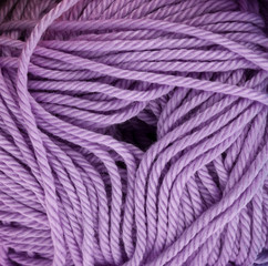 Violet knitting yarn hank