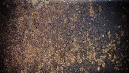 Unpainted rusty steel surface. Metal rusty