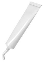 Plastic tube with content leaked