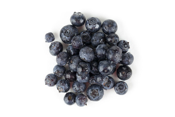 a group of blueberries