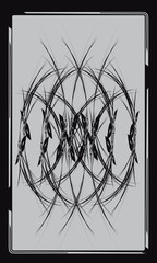 Tarot cards - back design, abstract pattern