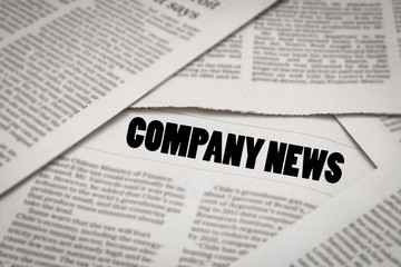 Obraz premium company news headline