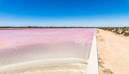 Saline Salz Feld Becken