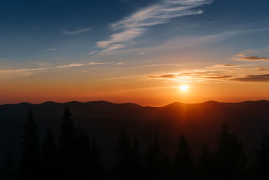 Fototapeta beautiful sunrise