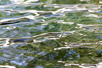 abstract surface of the water