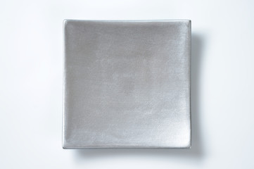 square silver plate