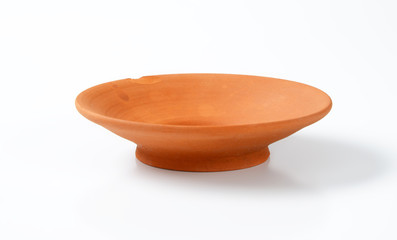 red clay bowl