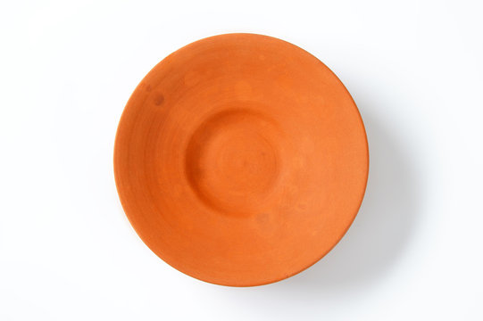red clay bowl