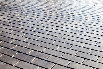 Grey paving stones as background