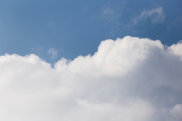 Fototapeta na wymiar clouds in the blue sky as background