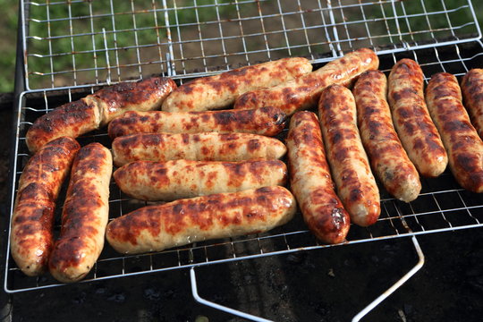 View of sausages