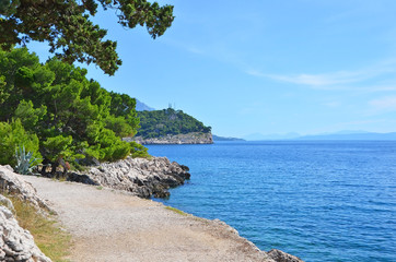 Fototapeta na wymiar Coastal landscape in Croatia