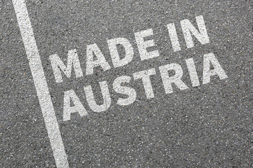 Made in Austria hergestellt in Österreich Ware Produkt Qualitä