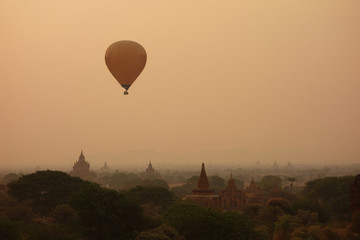 Sunrise in Bagan, Myanmar