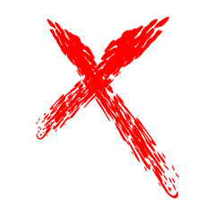 x, skreślenie