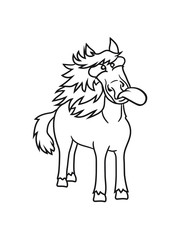 crazy funny grimace beautiful pony stallion riding white comic cartoon