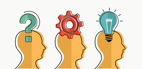 Group development of business ideas concept design