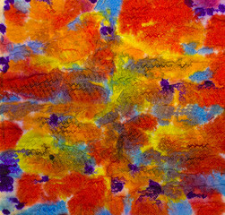 chaotic movement of colors © hikolaj2