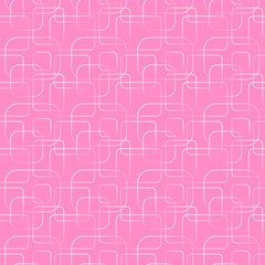 Abstract geometric line and square seamless pattern. illu