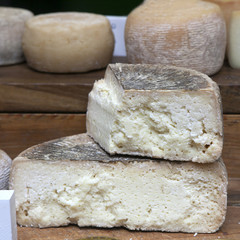 goat cheese on the counter