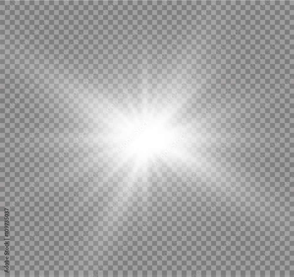 Wall mural vector illustration of abstract flare light rays
