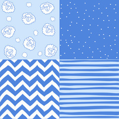 Seamless baby patterns