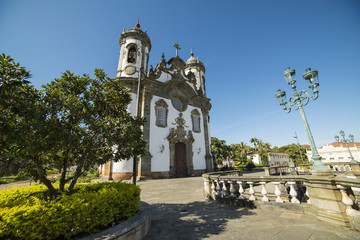 São Francisco de Assis Church at São João Del Rey - Minas Ger