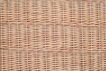 Wicker furniture light brown textured  background