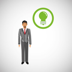 Businessman design. Corporate concept. Businessman icon