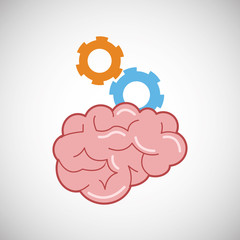 Creative design. Think concept. Mind icon