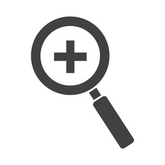 Obraz premium Simple web icon in vector: zoom