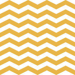 Zigzag Yellow Pattern. Zigzag Background in Vector