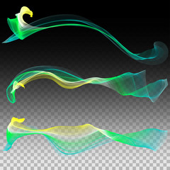 Transparent light effects - vector colored lighteffect on transparented background