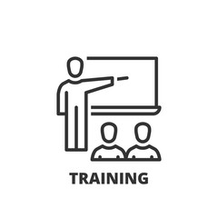 Line icon. training
