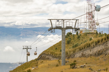 Aerial View of Quito from Cableway