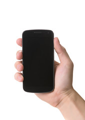 Hand Holding Smartphone