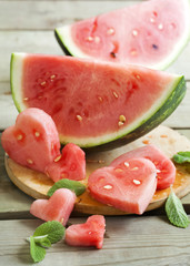 Watermelon slices