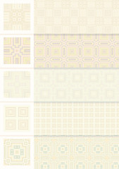 Seamless vintage  geometric pattern.