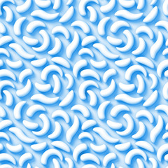 seamless background made of organic shapes in shades of blue