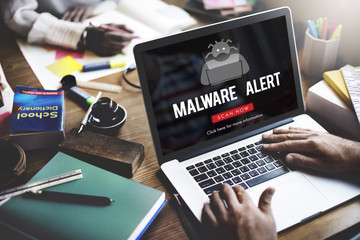 Scam Virus Spyware Malware Antivirus Concept