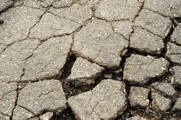 cracked asphalt road surface background